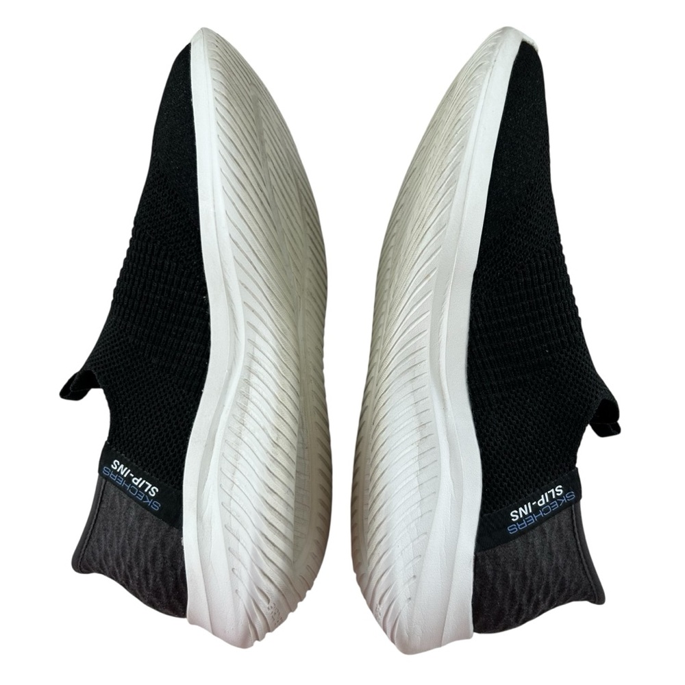 Skechers Black and Gray Slip-On Sneakers - Picture 6 of 13